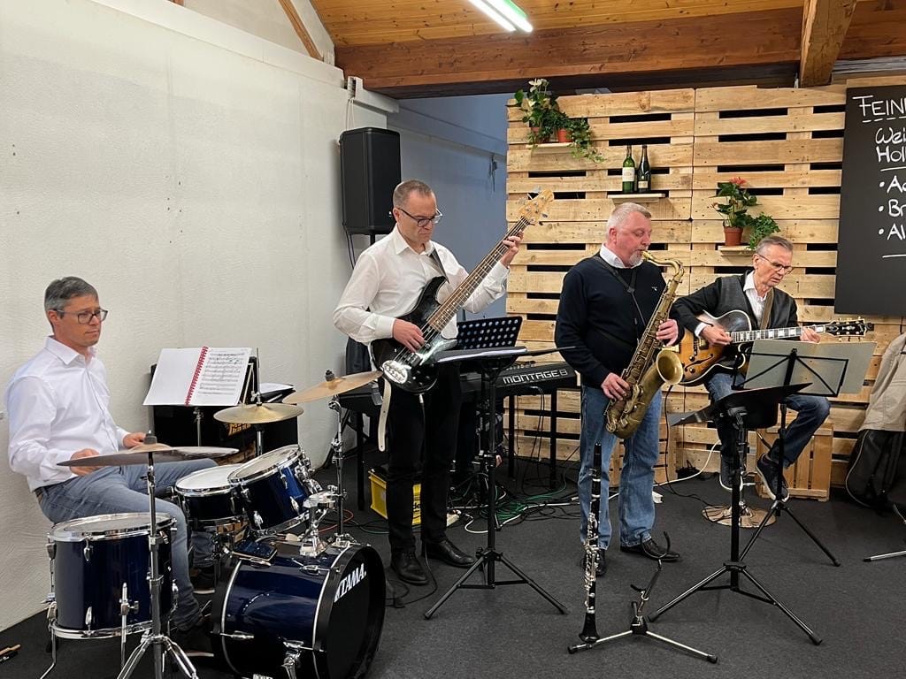 East Side Jazz Band beim Auftritt an einer Hochzeit