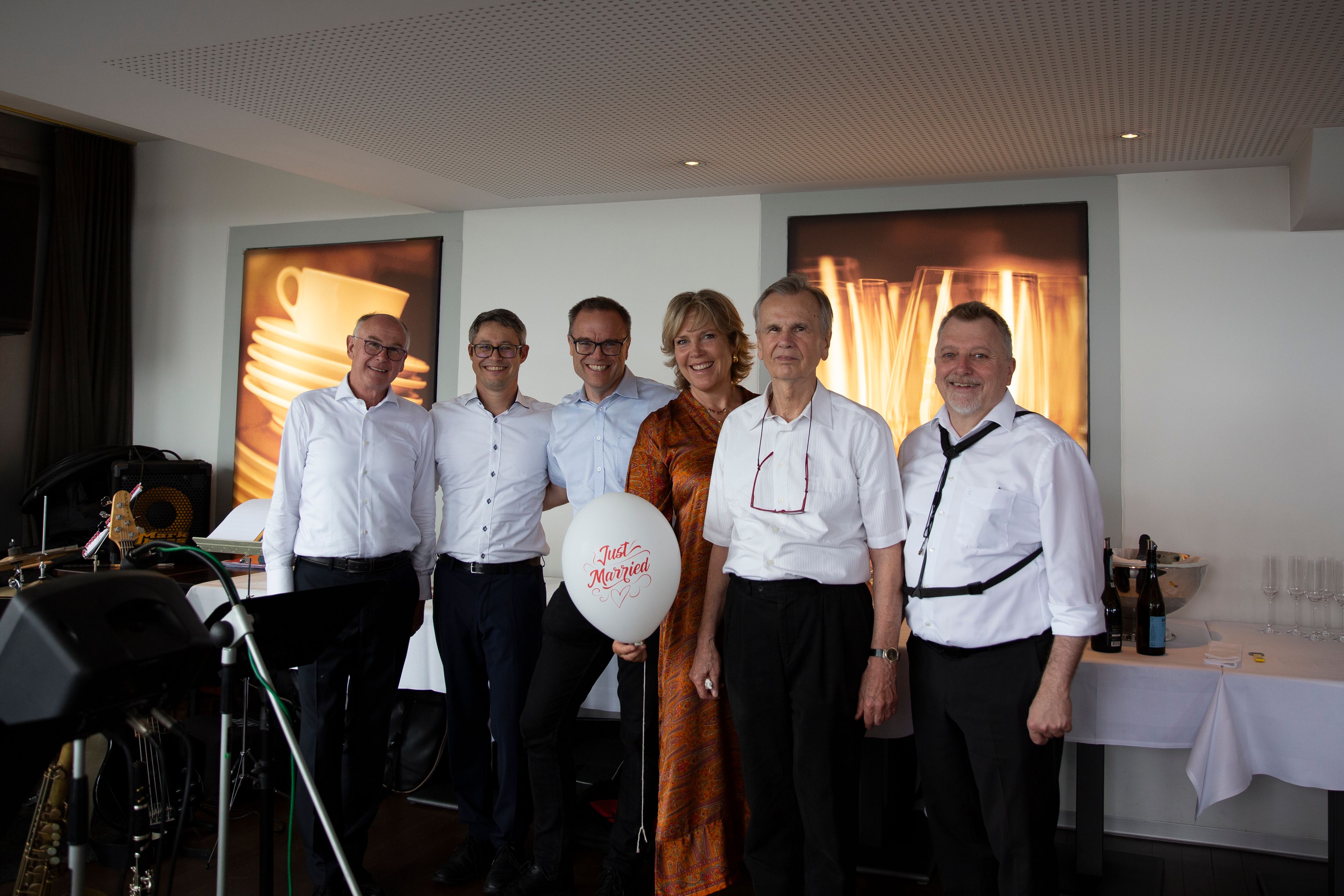 East Side Jazz Band beim Auftritt an einer Hochzeit