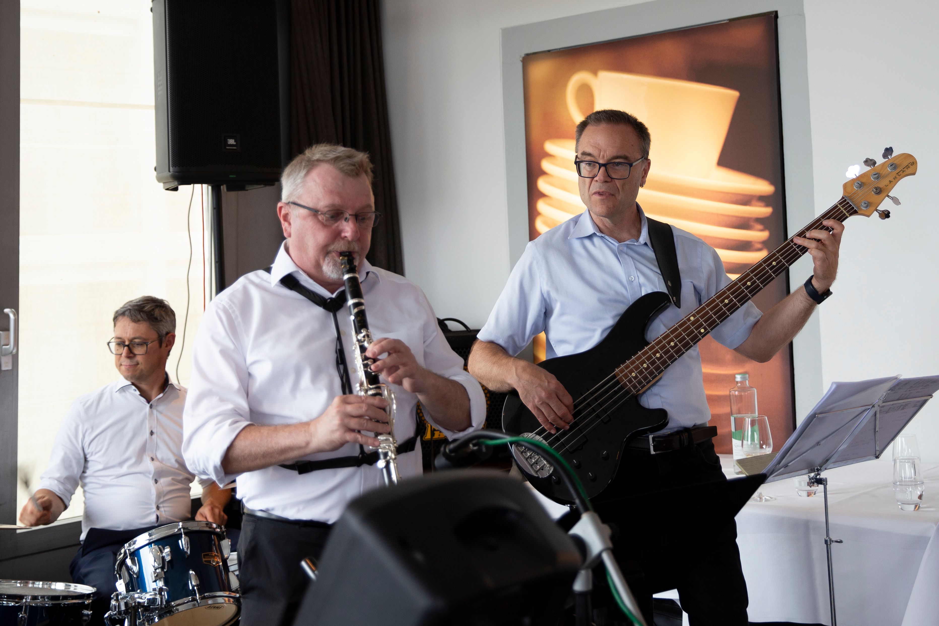 East Side Jazz Band beim Auftritt an einer Hochzeit